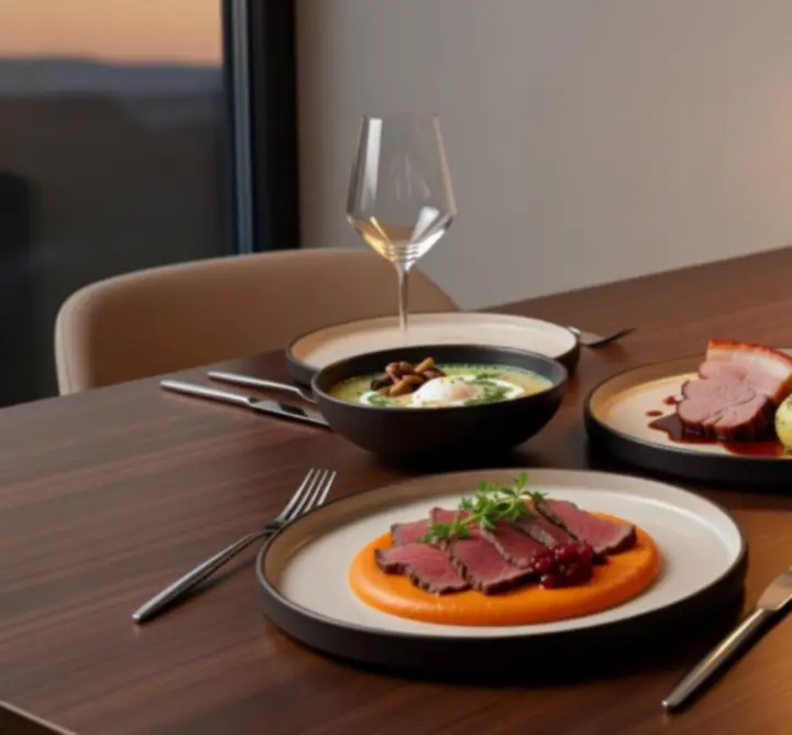 Moderně servírované české menu v Czech Venue Hub