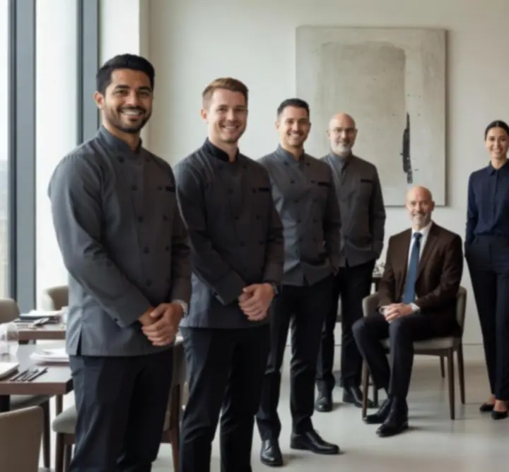 Profesionální tým Czech Venue Hub v elegantním interiéru.